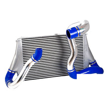 Load image into Gallery viewer, do88 06-11 SAAB 9-3 2.8T V6 Aero/Turbo X (B285) BigPack Intercooler Kit w/Blue Hoses - do88 DOBBIG-110-B