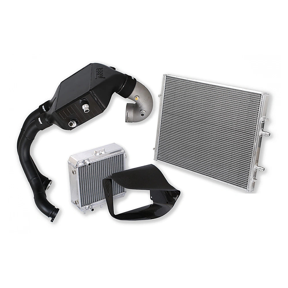 do88 15-20 BMW M3/M4 (F8X) BigPack Intercooler Kit w/Intercooler + Pipes + Radiators - do88 DOBBIG-250-WC-SS