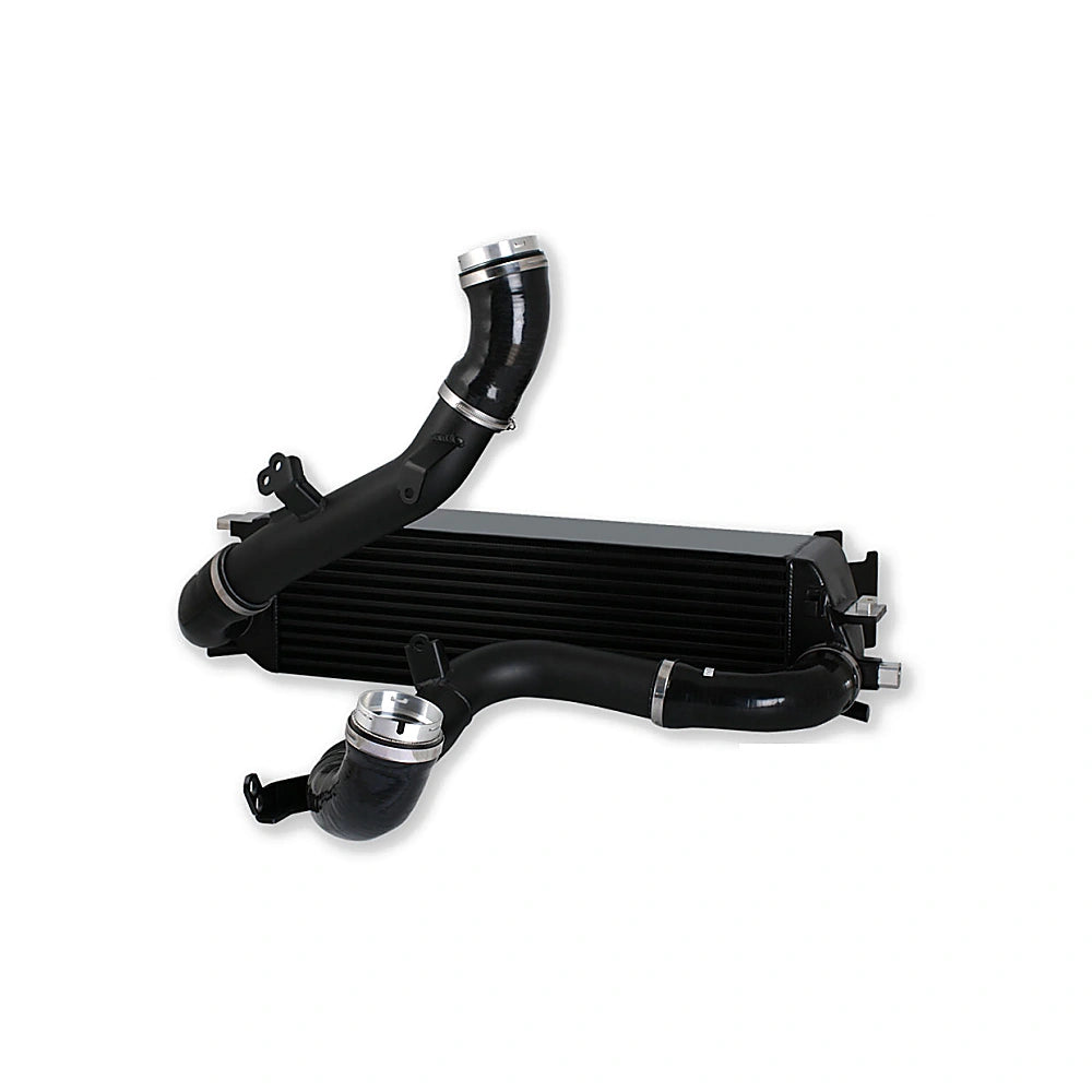 do88 Volvo S60/V60/XC60/V90/S90/XC90 (SPA) Diesel BigPack Intercooler Kit w/Black Hoses - do88 DOBBIG-260-D-S