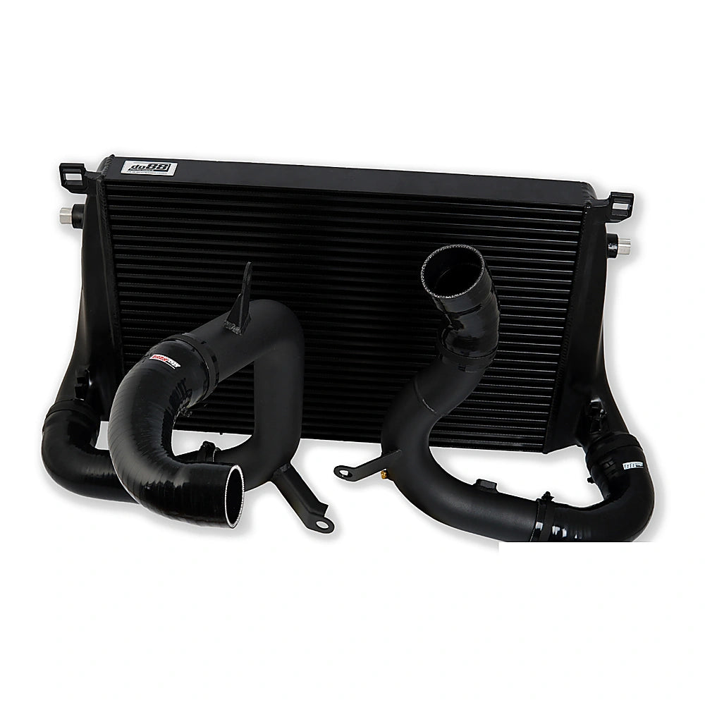 do88 VAG 2.0T EA888 Gen4 (245hp) BigPack Intercooler Kit w/Black Hoses - do88 DOBBIG-340-2-S