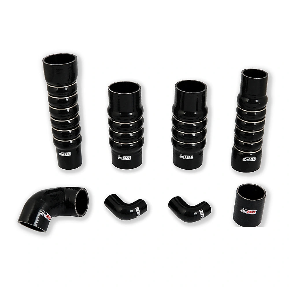 do88 00-02 Audi RS4 Quattro 2.7L BiTurbo (B5) Pressure Hoses - Black - do88 DOBDO88-KIT224S