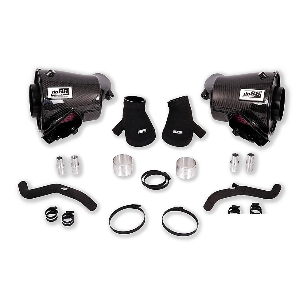 do88 2020+ Porsche 911 Turbo/Turbo S (992.1) Induction System w/66mm Outlet - do88 DOBLF-210-ST-66