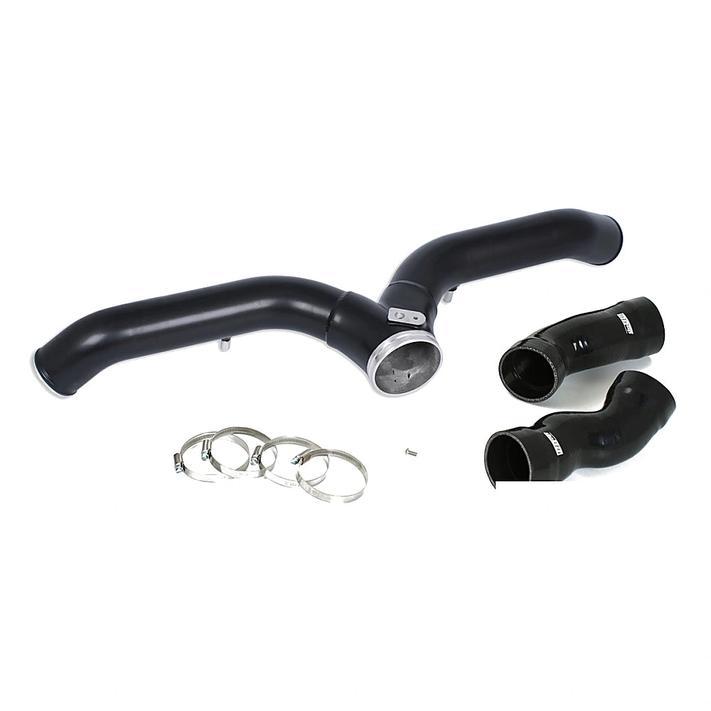 do88 Porsche 997.1 Turbo Y-Pipe Black for OEM Intercooler - do88 DOBTR-140SV-OEM