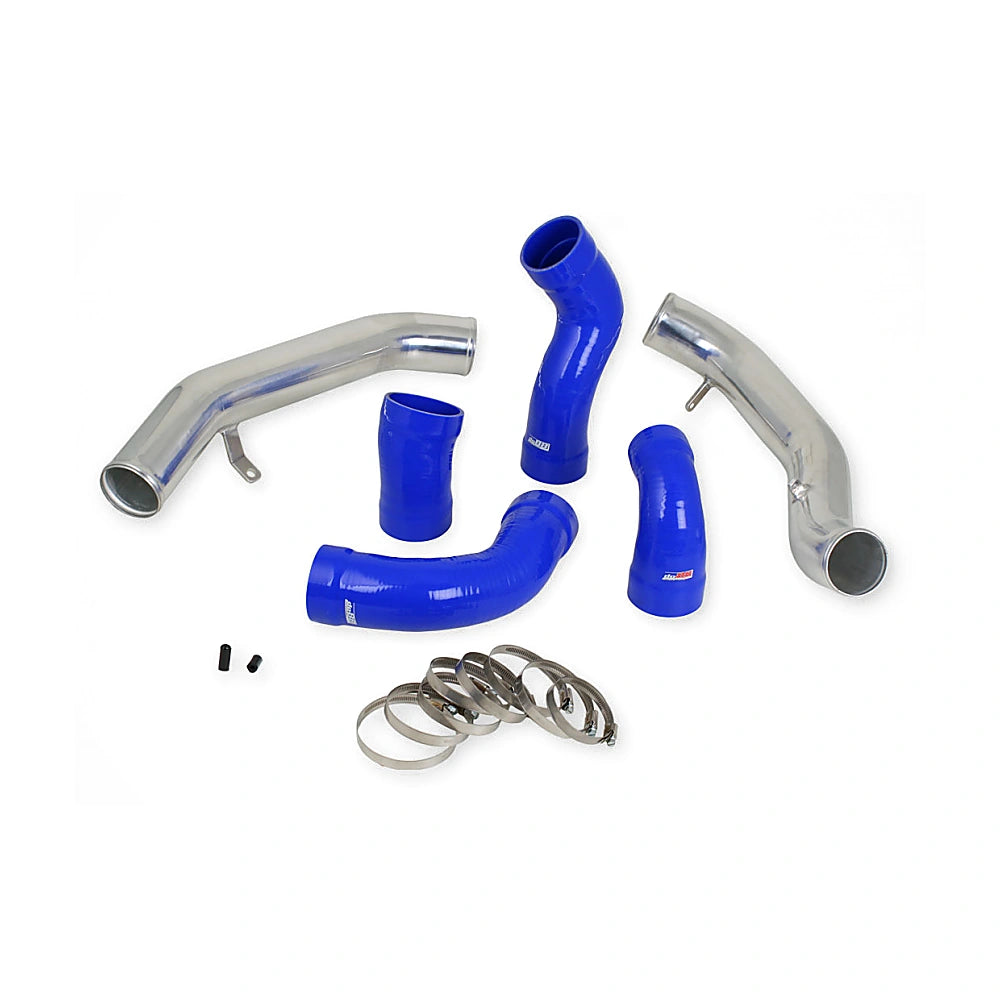 do88 Volvo S60 V60 XC60 V70 XC70 S80 3.0L T6 Pressure Pipes w/Blue Hoses - do88 DOBTR-160-B