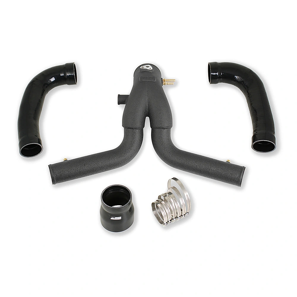 do88 13-15 Porsche 911 Turbo/Turbo S (991.1) Y-Pipe for do88 Intercooler - Black - do88 DOBTR-200SV-DO88-1