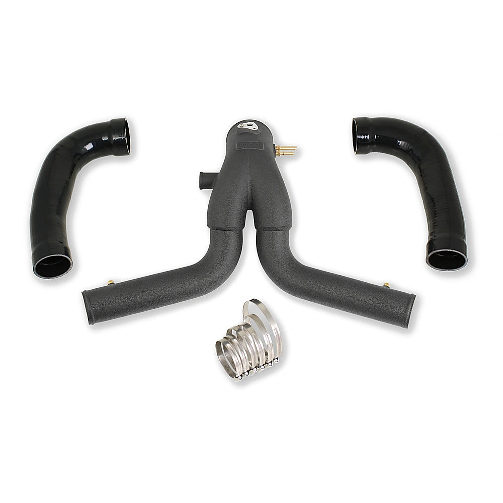 do88 2015+ Porsche 911 Turbo/Turbo S (991.2) Y-Pipe for do88 Intercooler - Black - do88 DOBTR-200SV-DO88-2