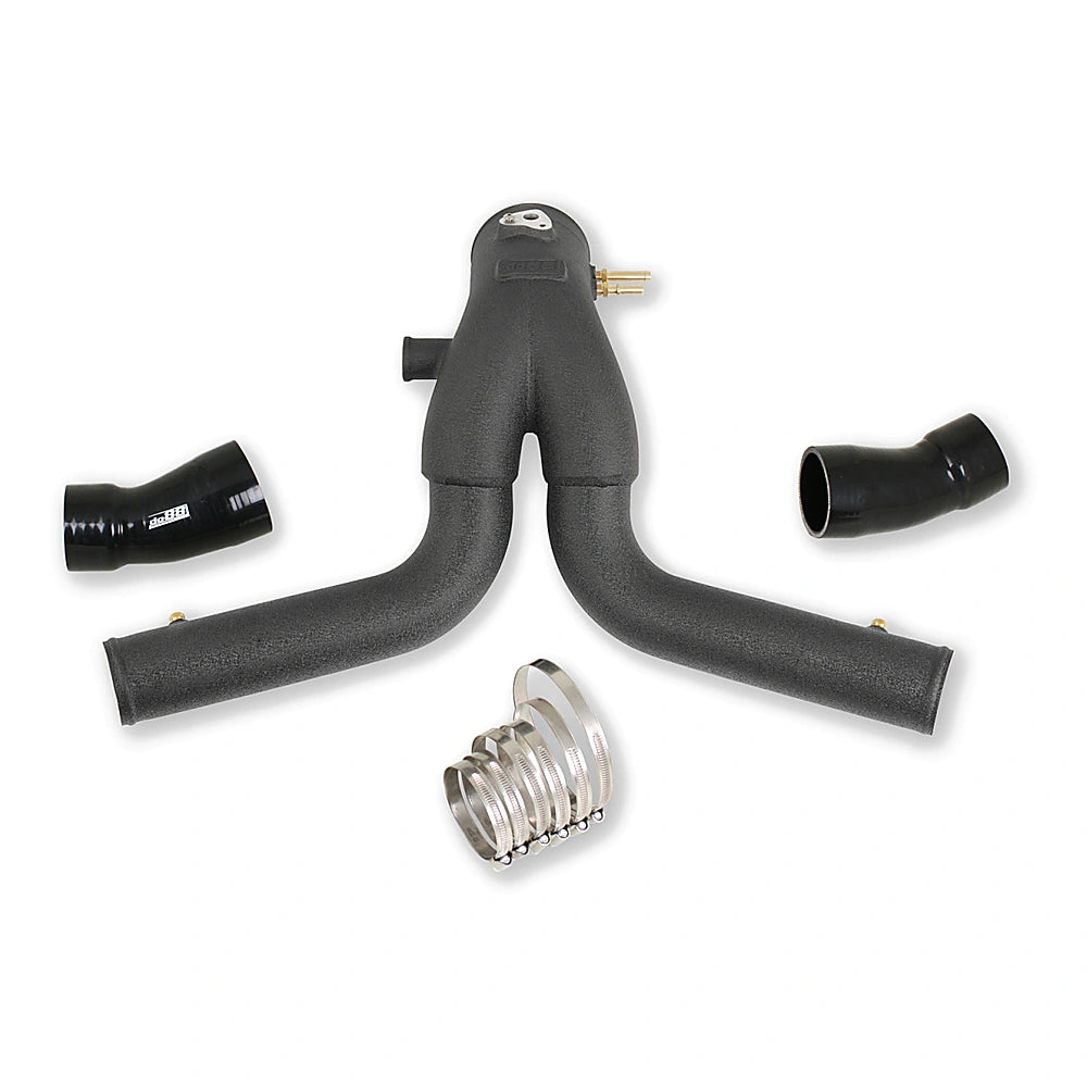 do88 2015+ Porsche 911 Turbo/Turbo S (991.2) Y-Pipe for OEM Intercooler - Black - do88 DOBTR-200SV-OEM-2