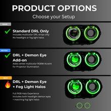 Load image into Gallery viewer, RGB Halo Kits Dodge Challenger RGBW DRL Boards (2015-2023)