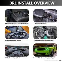 Load image into Gallery viewer, RGB Halo Kits Dodge Challenger RGBW DRL Boards (2015-2023)