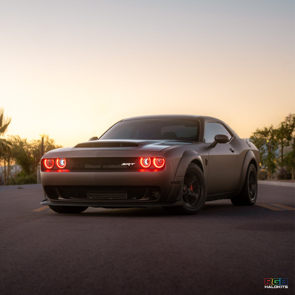 RGB Halo Kits Dodge Challenger RGBW DRL Boards (2015-2023)