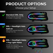 Load image into Gallery viewer, RGB Halo Kits Dodge Charger Flow Series DRL Boards (2015-2023)