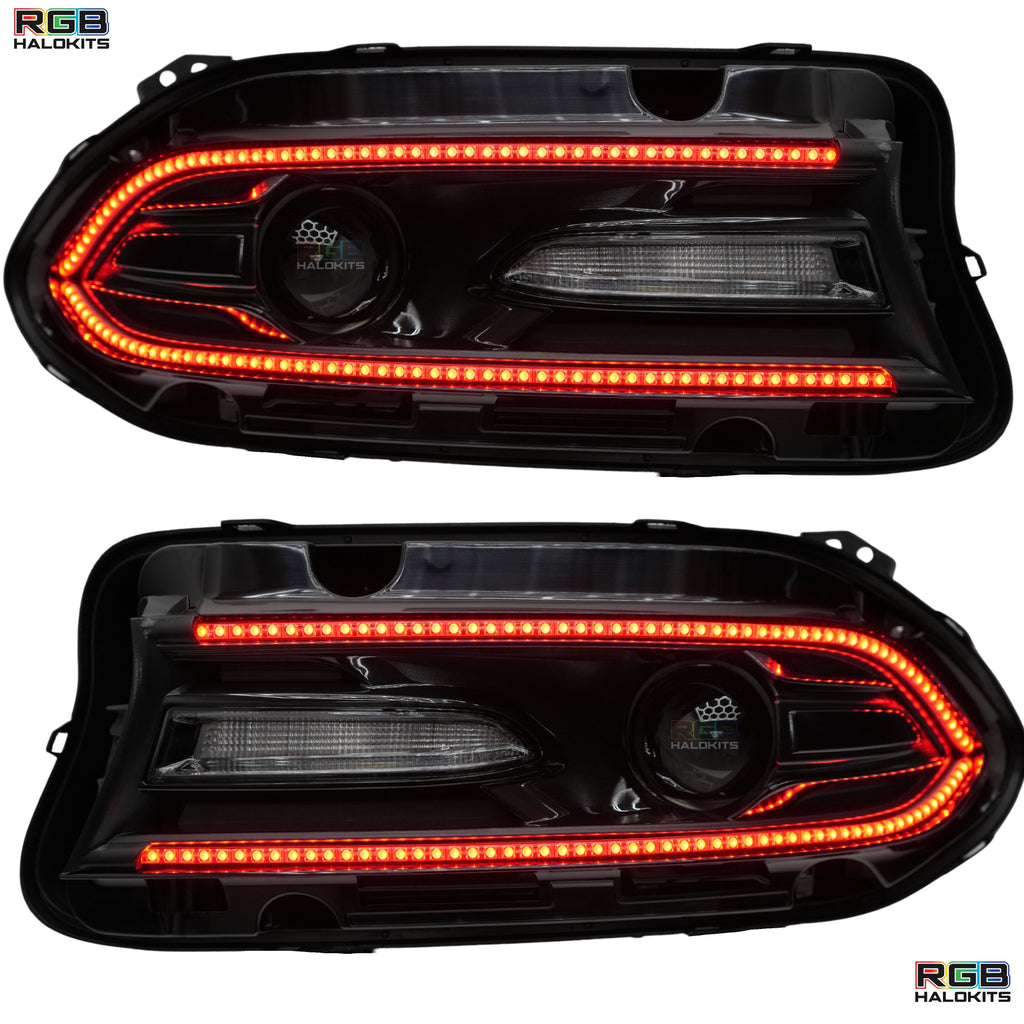 RGB Halo Kits Dodge Charger Flow Series DRL Boards (2015-2023)