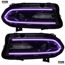 Load image into Gallery viewer, RGB Halo Kits Dodge Charger Flow Series DRL Boards (2015-2023)