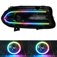 Load image into Gallery viewer, RGB Halo Kits E18 | B10 | A23 | A21 | P2 - BX12 Dodge Charger Flow Series DRL Boards (2015-2023)