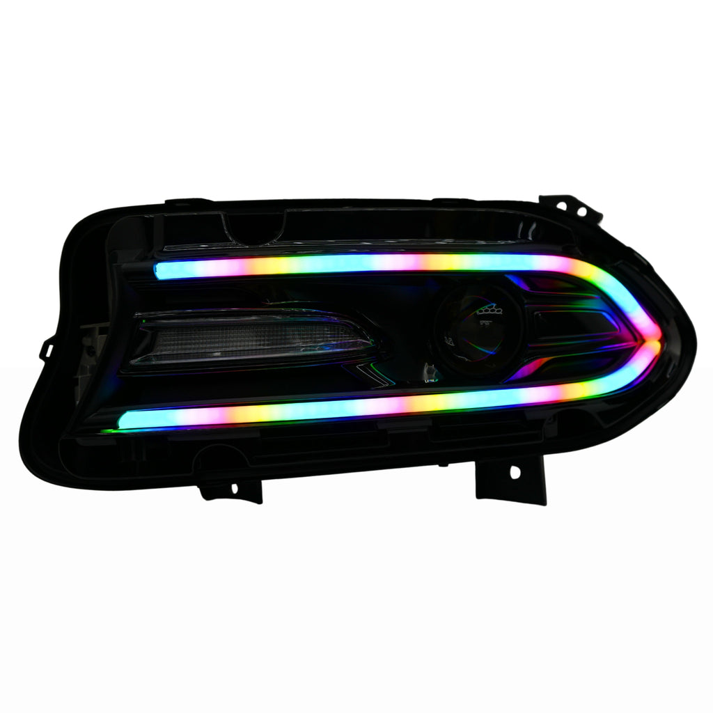 RGB Halo Kits E17 | A21 |P2 - BX12 Dodge Charger Flow Series DRL Boards 2.0 | Diffused LED (2015-2023)