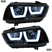 Load image into Gallery viewer, RGB Halo Kits Dodge Charger Flow Series DRL Boards (for 2011-2014 Spec-D Headlights)