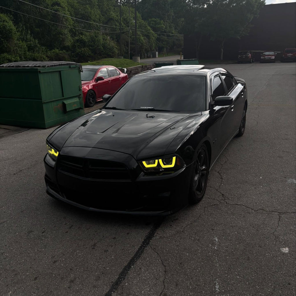 RGB Halo Kits Dodge Charger Flow Series DRL Boards (for 2011-2014 Spec-D Headlights)