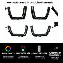 Load image into Gallery viewer, RGB Halo Kits Dodge Charger Flow Series DRL Boards (for 2011-2014 Spec-D Headlights)