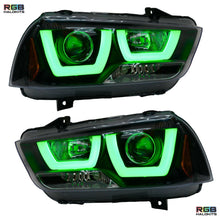Load image into Gallery viewer, RGB Halo Kits Dodge Charger Flow Series DRL Boards (for 2011-2014 Spec-D Headlights)