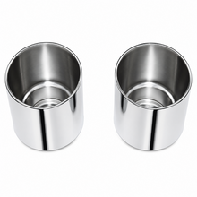 Load image into Gallery viewer, Polished stainless steel exhaust tip set for Dodge Charger 5.7L 6.2L 6.4L V8