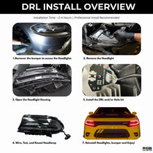 Load image into Gallery viewer, RGB Halo Kits Dodge Charger RGBWA DRL Boards (2015-2023)