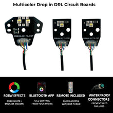 Load image into Gallery viewer, RGB Halo Kits Dodge Charger RGBWA DRL Boards (2015-2023)