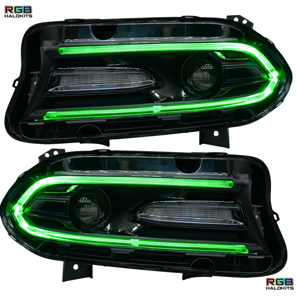 RGB Halo Kits Dodge Charger RGBWA DRL Boards (2015-2023)