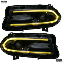 Load image into Gallery viewer, RGB Halo Kits Dodge Charger RGBWA DRL Boards (2015-2023)