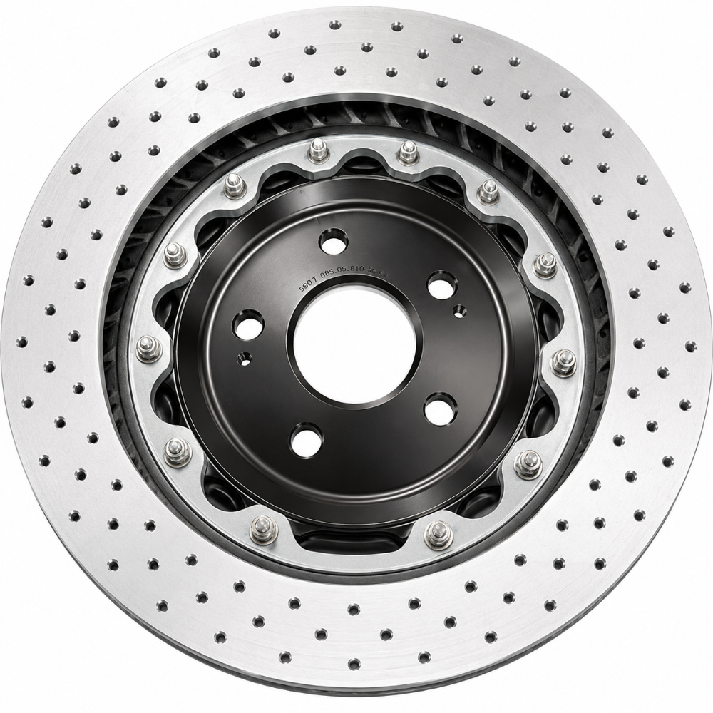 Slotted rear brake rotors RDK.58007.1S for Dodge Durango SRT Hellcat