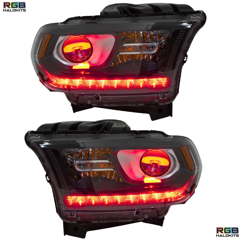 RGB Halo Kits Dodge Durango Multicolor DRL Boards (2014-2020)