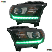 Load image into Gallery viewer, RGB Halo Kits Dodge Durango Multicolor DRL Boards (2014-2020)