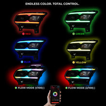 Load image into Gallery viewer, RGB Halo Kits Dodge Durango Multicolor Flow DRL Kit (2021-2026)