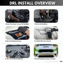 Load image into Gallery viewer, RGB Halo Kits Dodge Durango Multicolor Flow DRL Kit (2021-2026)