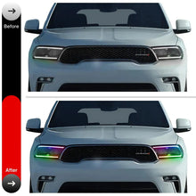 Load image into Gallery viewer, RGB Halo Kits Dodge Durango Multicolor Flow DRL Kit (2021-2026)