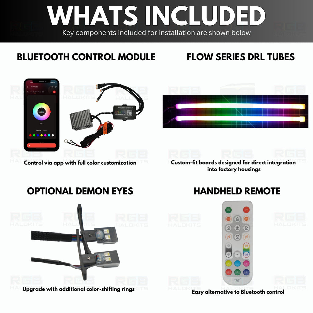 RGB Halo Kits Dodge Durango Multicolor Flow DRL Kit (2021-2026)