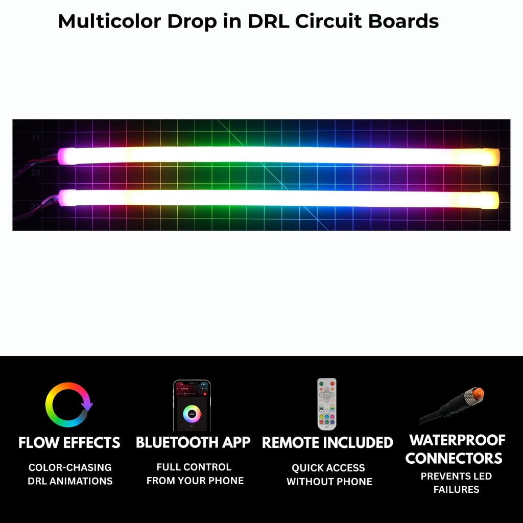 RGB Halo Kits Dodge Durango Multicolor Flow DRL Kit (2021-2026)