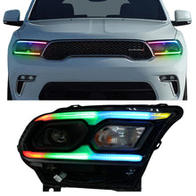 Load image into Gallery viewer, RGB Halo Kits G5x2 | A21 | P2 - BX1 Dodge Durango Multicolor Flow DRL Kit (2021-2026)