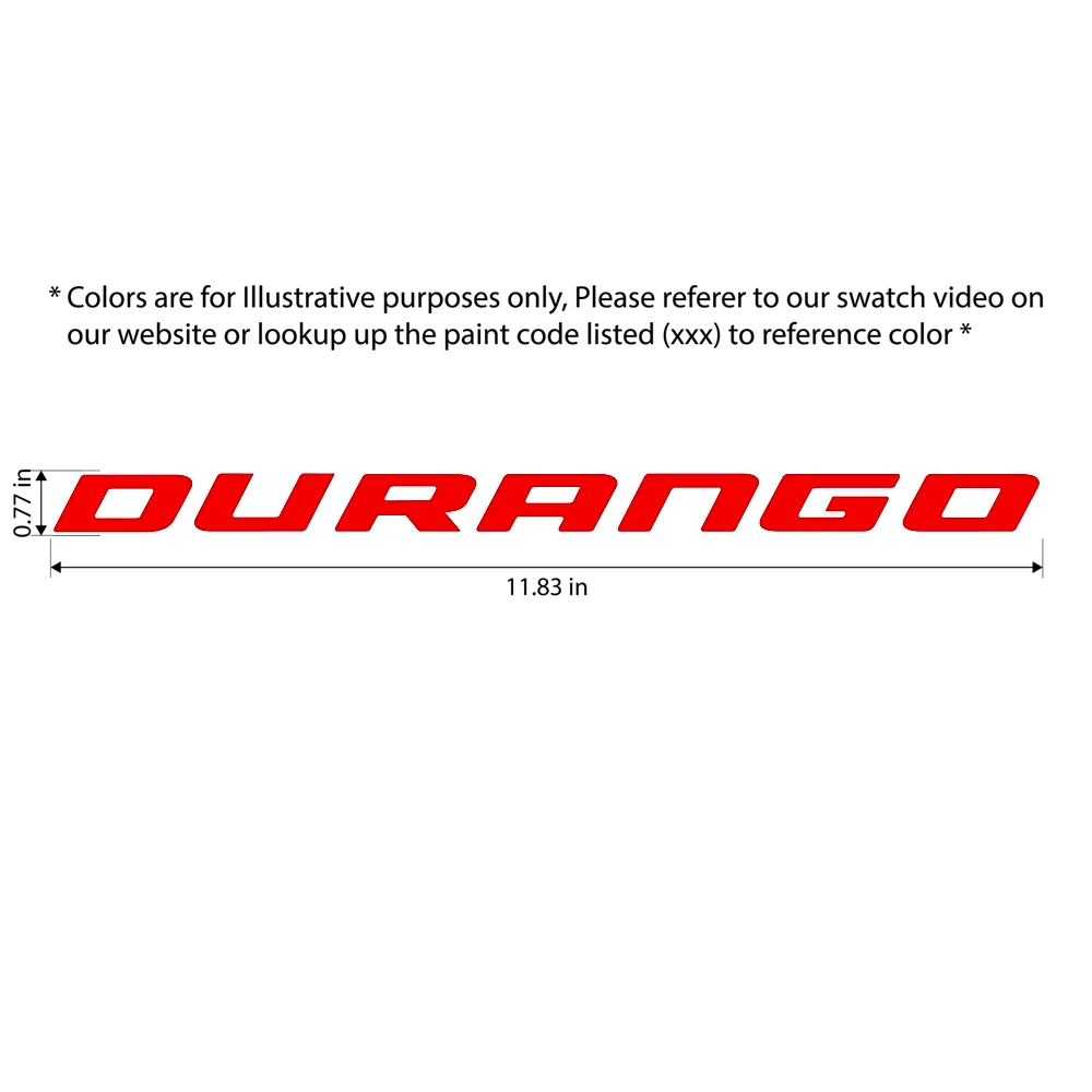Dodge Durango Rear Badge/Emblem - OEM Color-Matched / Carbon Fiber — Exotic Innovations product image 2