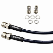 Load image into Gallery viewer, Dodge Durango 2011-2023 rear braided stainless steel brake lines with PTFE core and corrosion-resistant construction