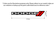 Load image into Gallery viewer, Custom Dodge grille badge with hidden bracket mount and no-drill installation