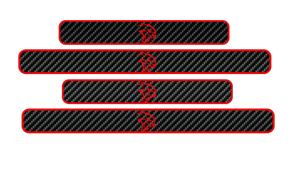 Dodge Ram Hellcat Door Sill Plate 4pcs Exotic Innovations