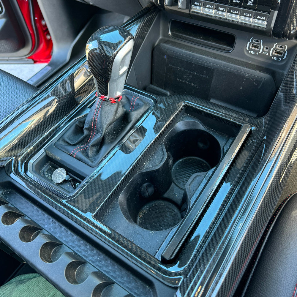 Dodge Ram TRX/RHO Carbon Fiber Center Console Trim Panel Exotic Innovations