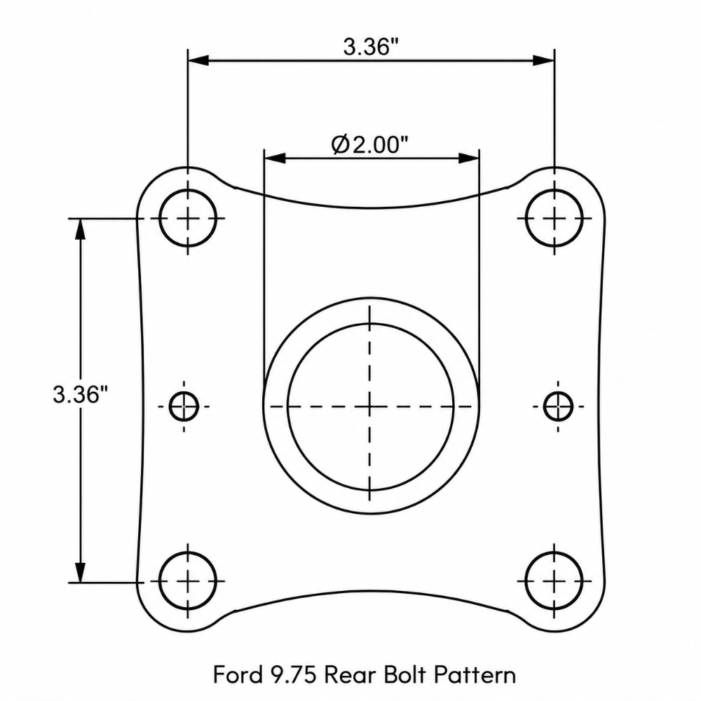 DSS 15-24 Ford F150 4WD Reg. Cab Short Bed (9.75in Rear End) 4in Alum. Driveshaft (1400HP+) - Driveshaft Shop DSS610532
