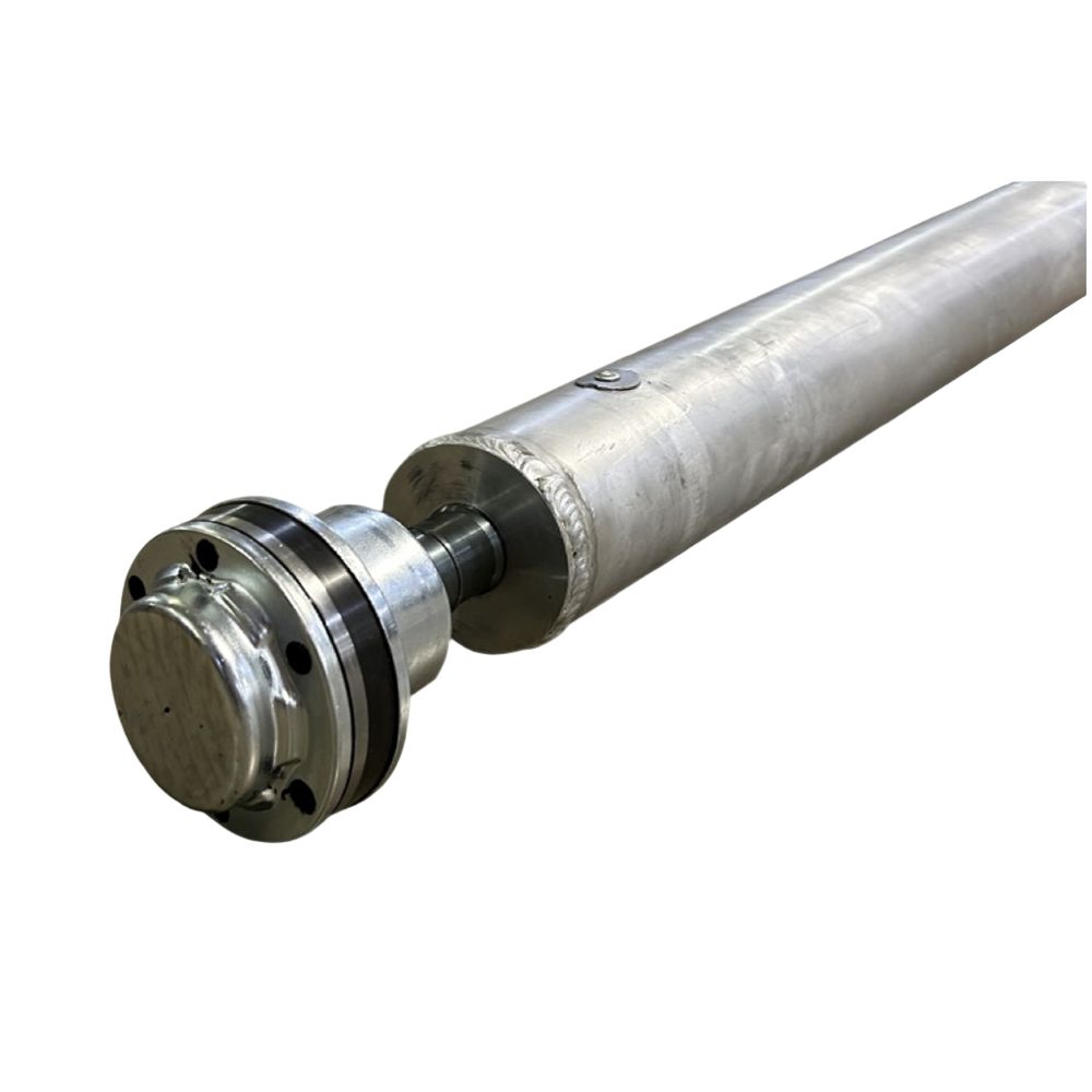 Drive Shaft Shop 610260 aluminum driveshaft installed on 2019 Dodge Charger Hellcat