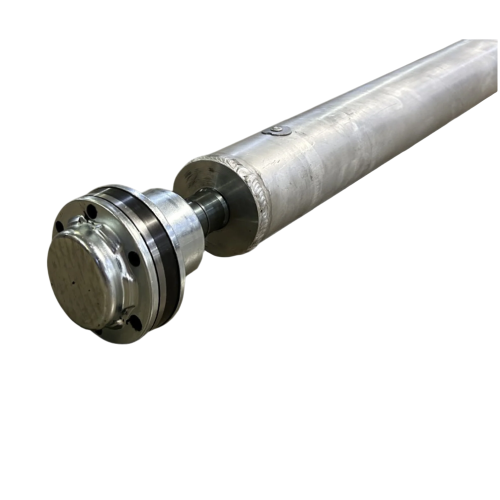 Drive Shaft Shop 610250 aluminum driveshaft installed on 2018 Dodge Challenger Hellcat