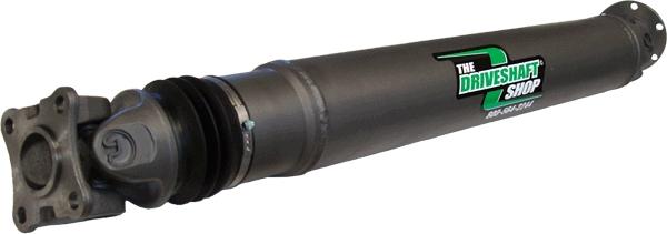 Close-up of 1310 U-joints and 3.5in aluminum tubing