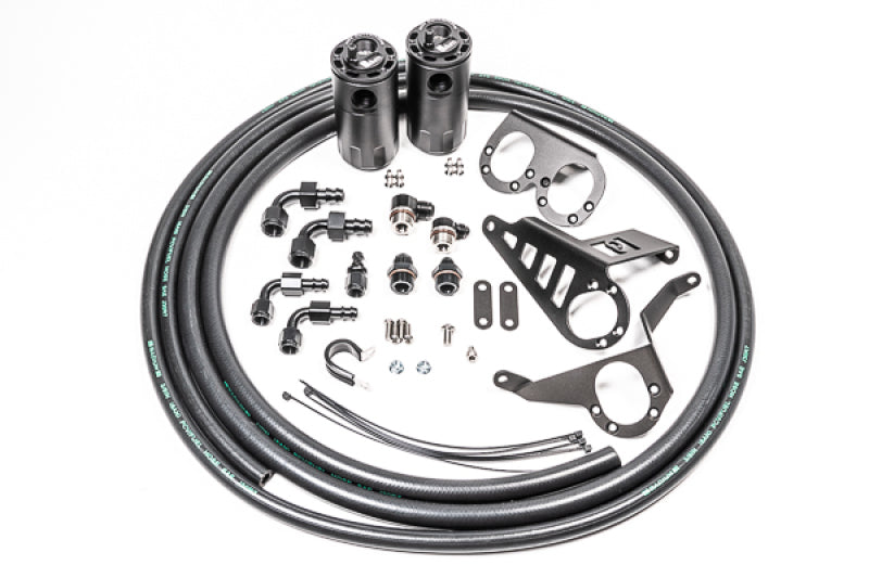Dual Catch Can Kit, MK4 Supra, Fluid Lock / 1994-2002 Toyota Supra (all versions) - Black Ops Auto Works