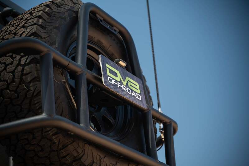 DV8 Offroad DV8 07-18 Jeep Wrangler JK Body Mounted Tire Carrier
