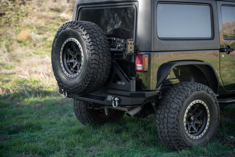 DV8 Offroad DV8 07-18 Jeep Wrangler (JK) Tire Carrier for MTO Bumper