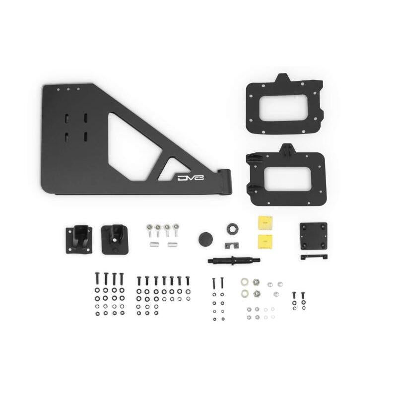 DV8 Offroad DV8 07-18 Jeep Wrangler (JK) Tire Carrier for MTO Bumper